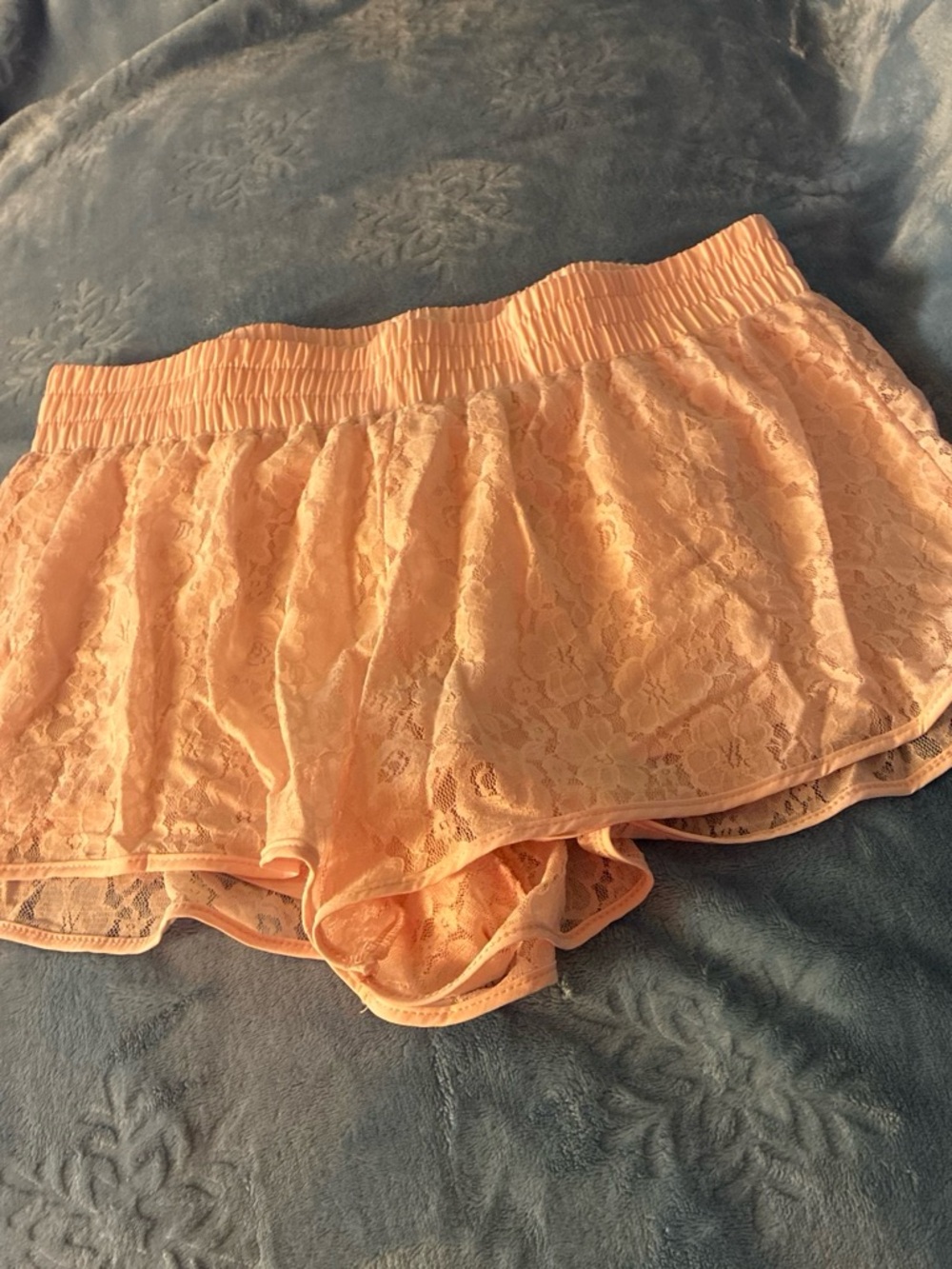 Women's Lace Sleep Shorts - Pink